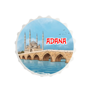 Adana Temalı Yuvarlık Magnet Açacak